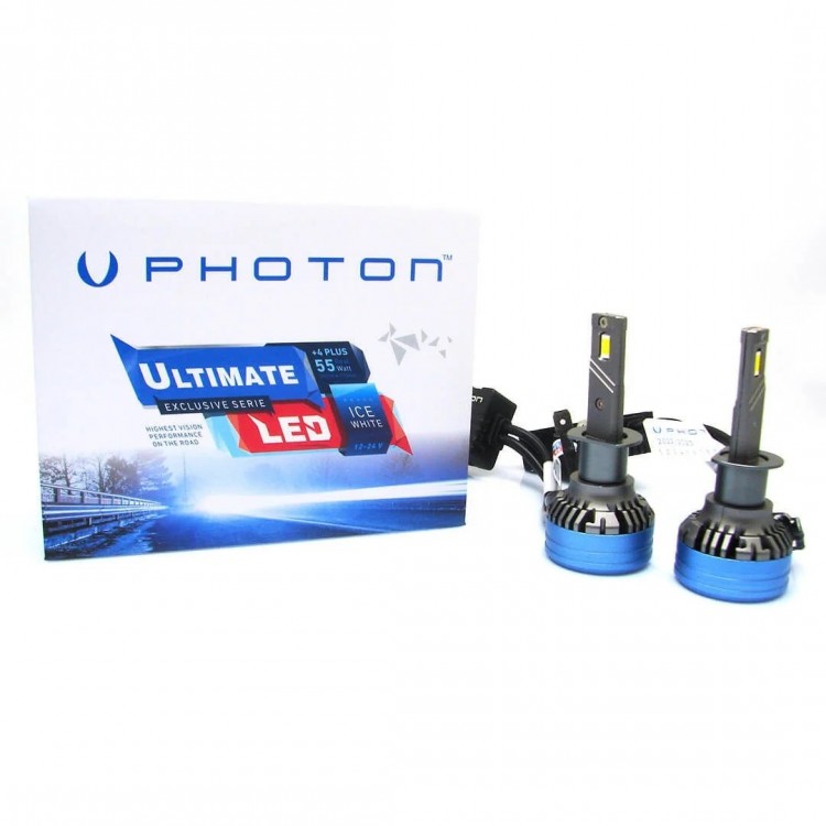 Photon Ultimate +5 Plus H1 Led Xenon Far Buz Beyaz Fanlı CANBUS 55W 12-24V
