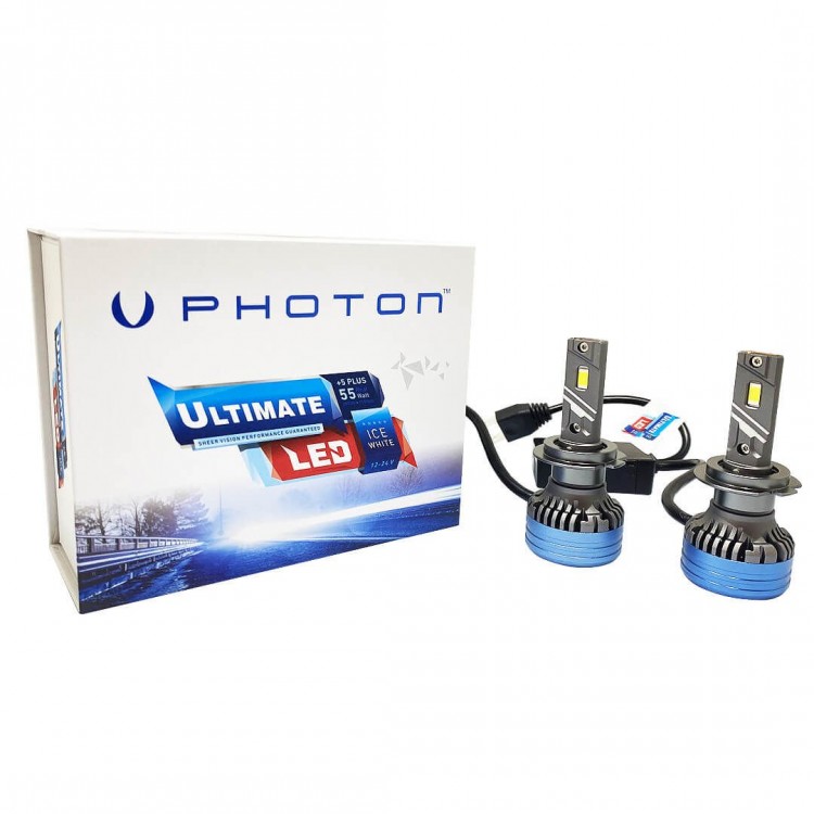 Photon Ultimate +5 Plus H4 Led Xenon Far Buz Beyaz Fanlı CANBUS 55W 12-24V